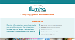 Desktop Screenshot of illuminaresearch.com
